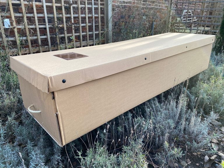 Manila Cardboard Casket