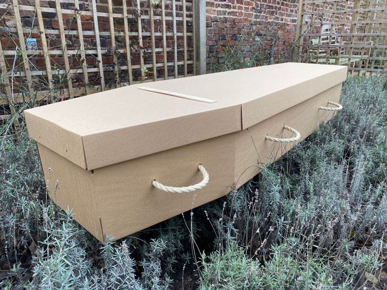 Manila Cardboard Coffin